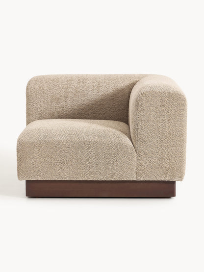 Natalie Corner Piece in Teddy Bouclé