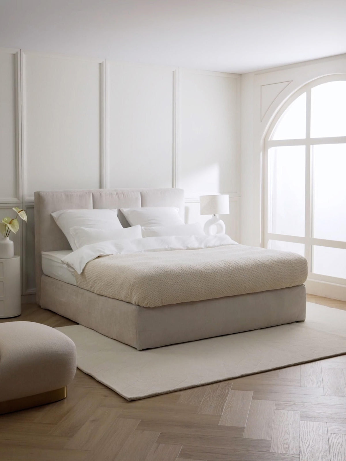 Oberon Bed with Box Spring Frame
