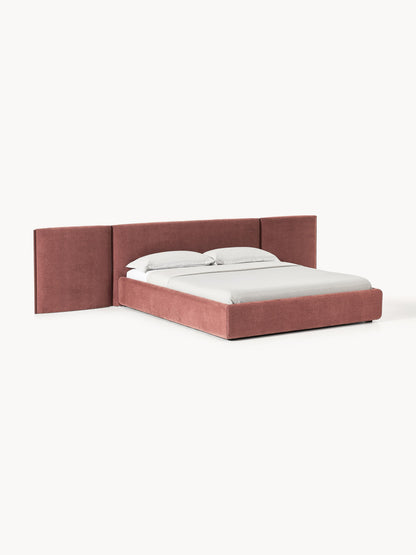 Otis Upholstered Bed Frame, Folding Headboard