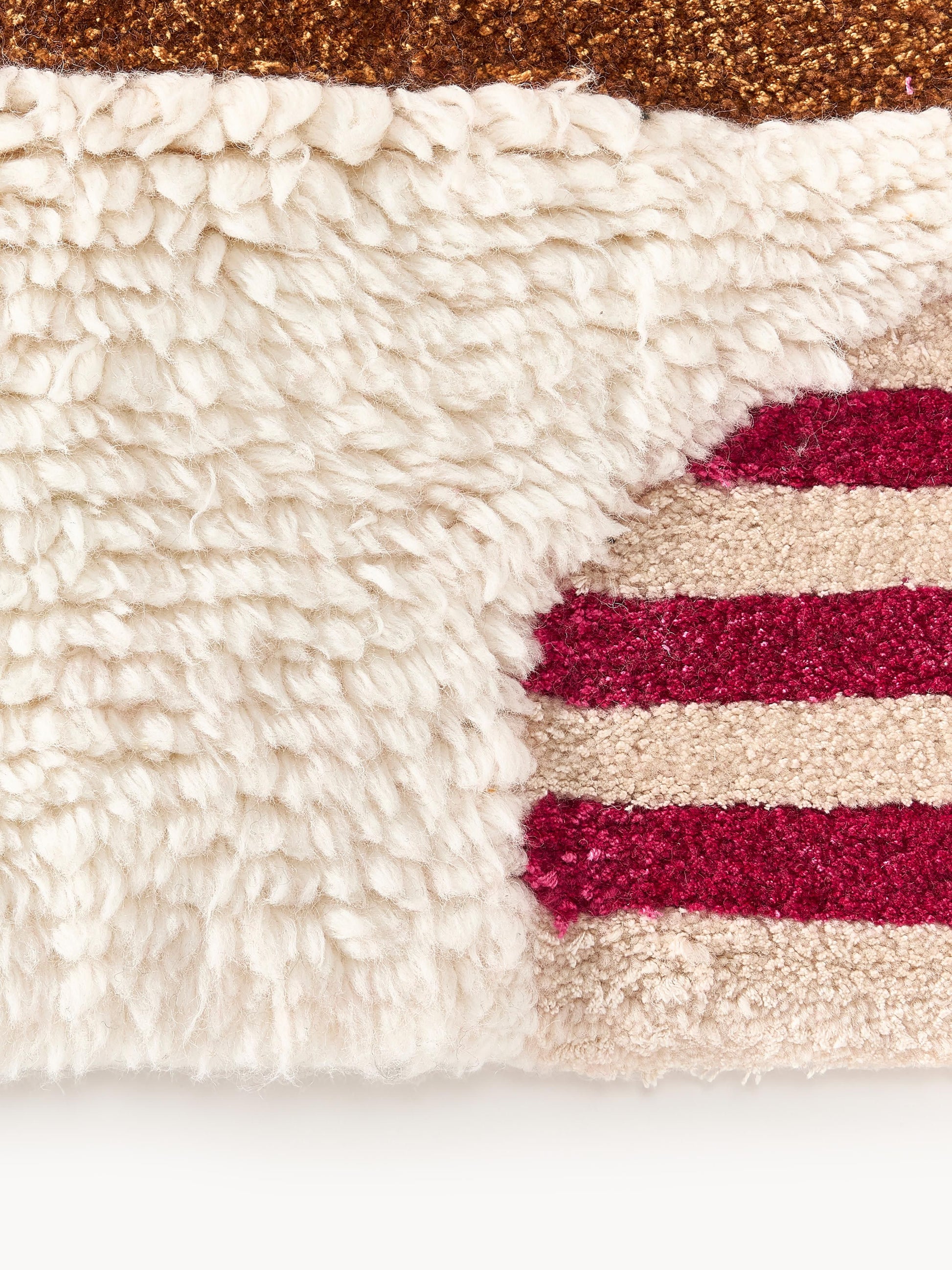 Rosco Wool Rug, High-Low Texture, Hand-Tufted