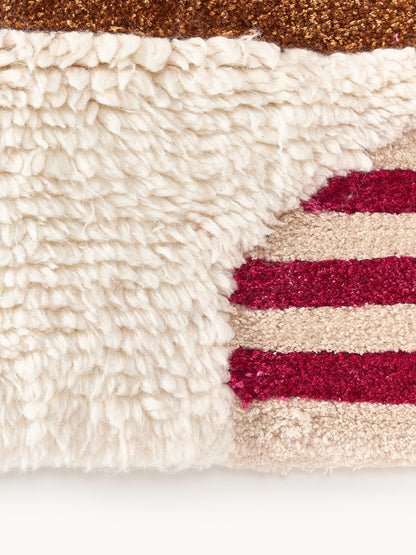 Rosco Wool Rug, High-Low Texture, Hand-Tufted