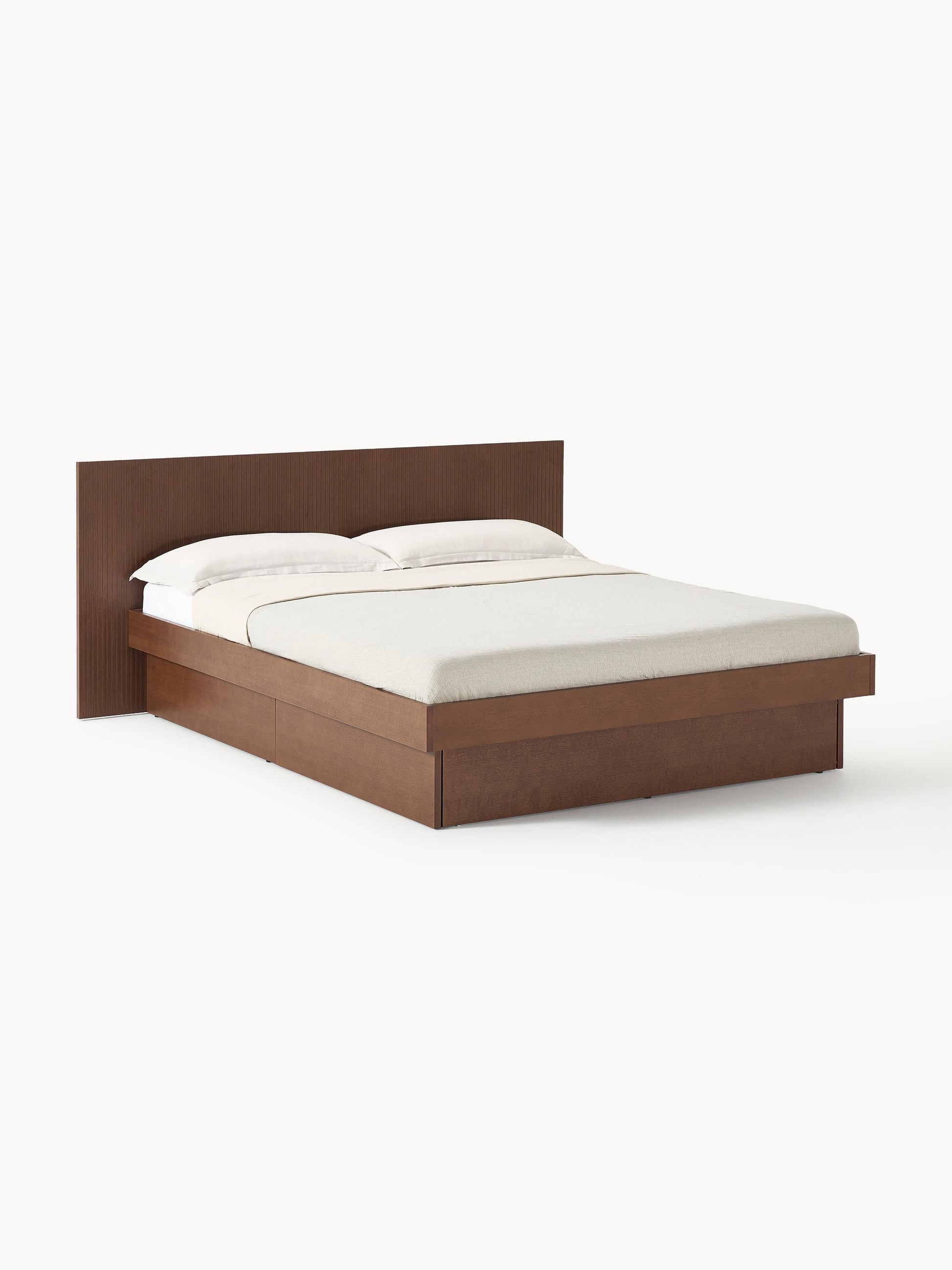 Sato Wooden Bed, Drawers and Headboard
