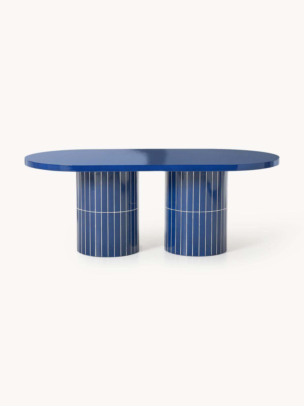 Saya Oval Garden Dining Table, Size 200 x 100 cm
