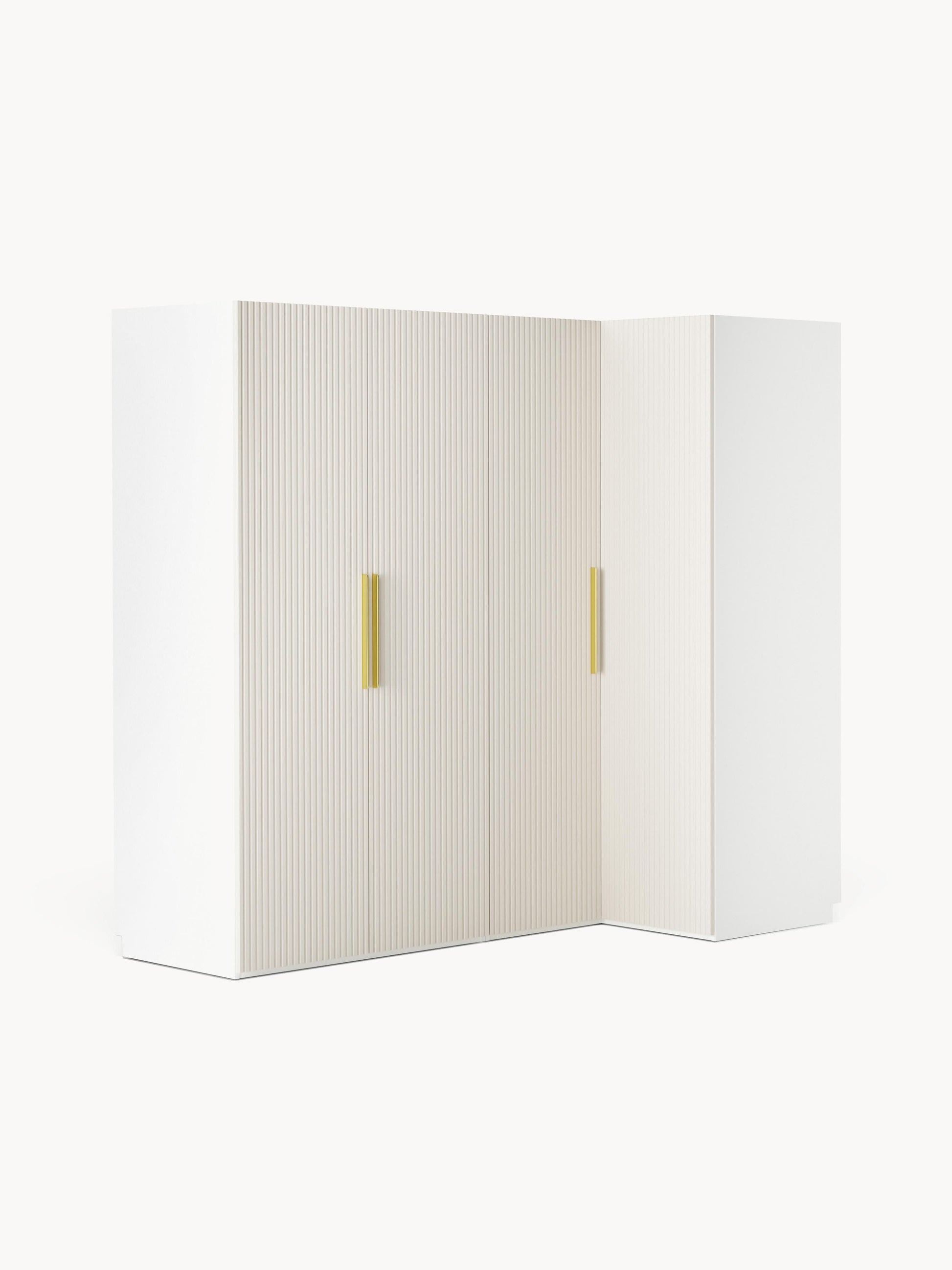 Simone Modular Corner Wardrobe in Various Sizes, 215 cm Wide
