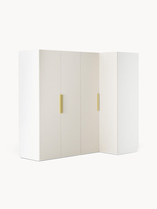 Simone Modular Corner Wardrobe in Various Sizes, 215 cm Wide