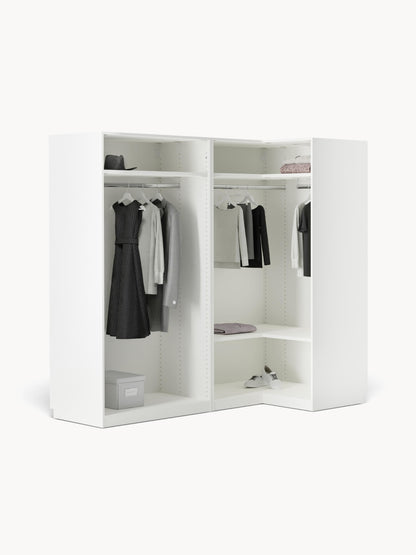 Simone Modular Corner Wardrobe in Various Sizes, 215 cm Wide