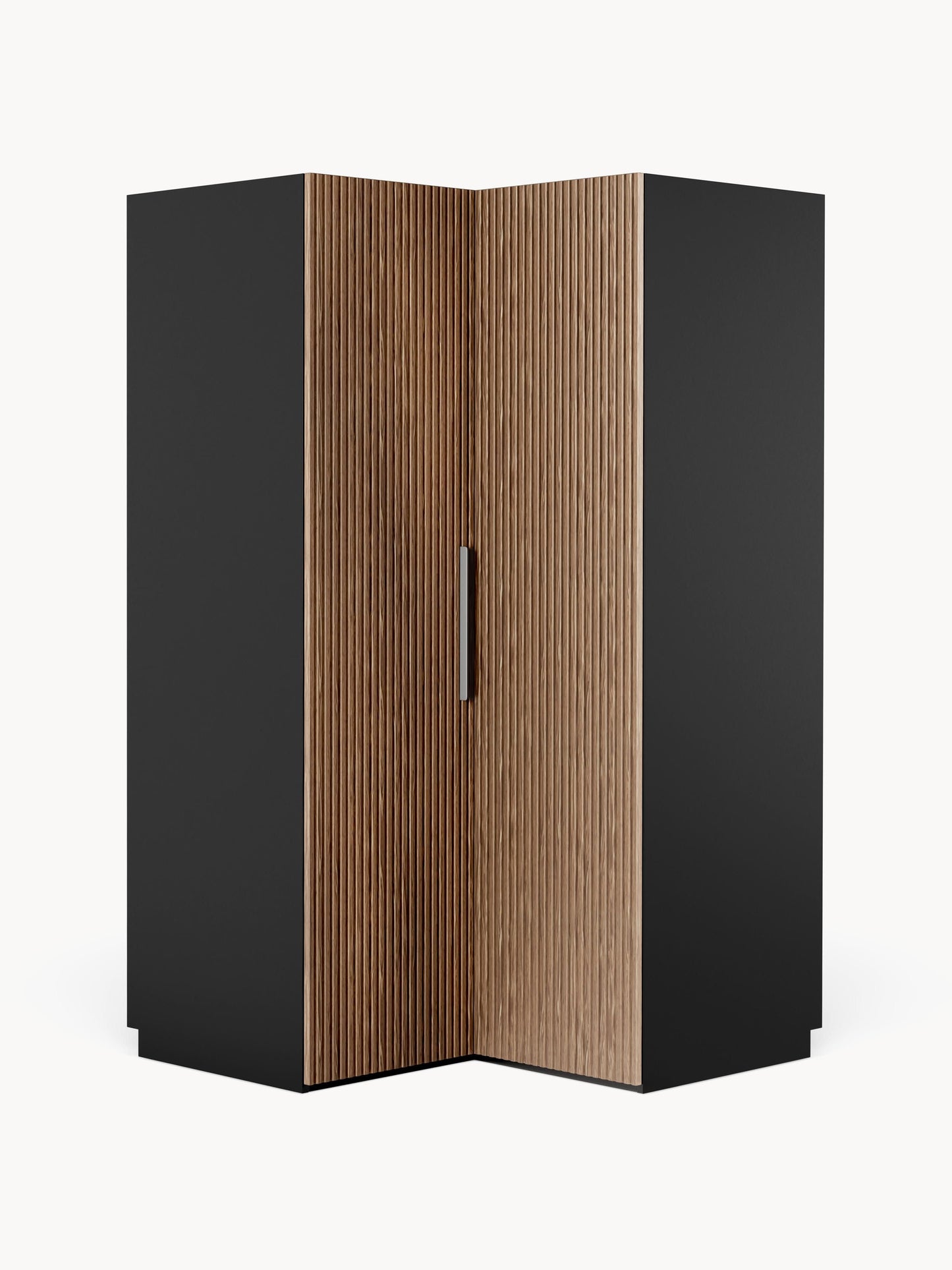Simone Modular Corner Wardrobe, Measuring 115 cm Wide