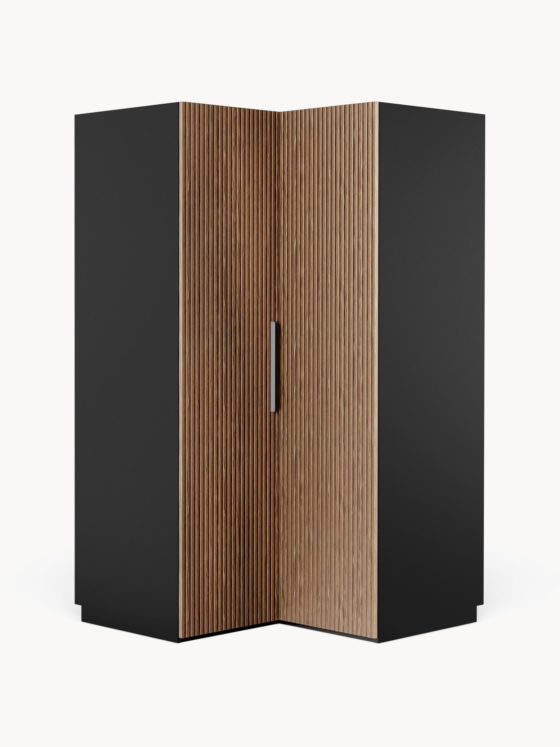 Simone Modular Corner Wardrobe, Measuring 115 cm Wide