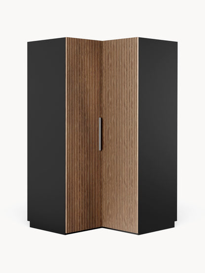 Simone Modular Corner Wardrobe, Measuring 115 cm Wide