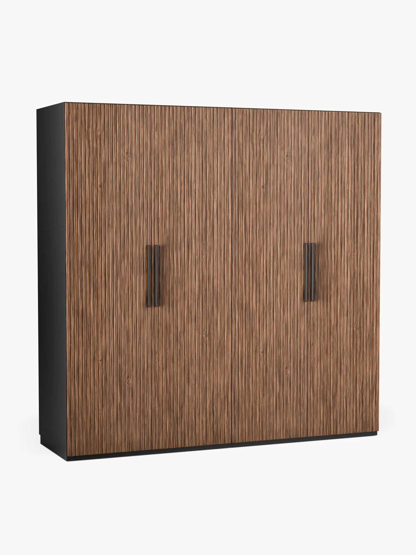 Simone Modular Hinged-Door Wardrobe in Various Sizes, 200 cm Wide
