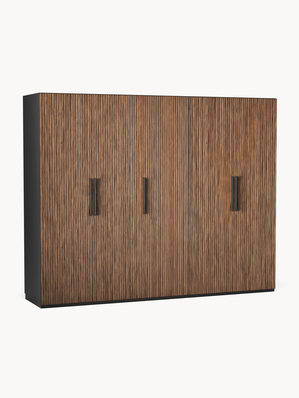 Simone Modular Hinged-Door Wardrobe in Various Sizes, 250 cm Wide