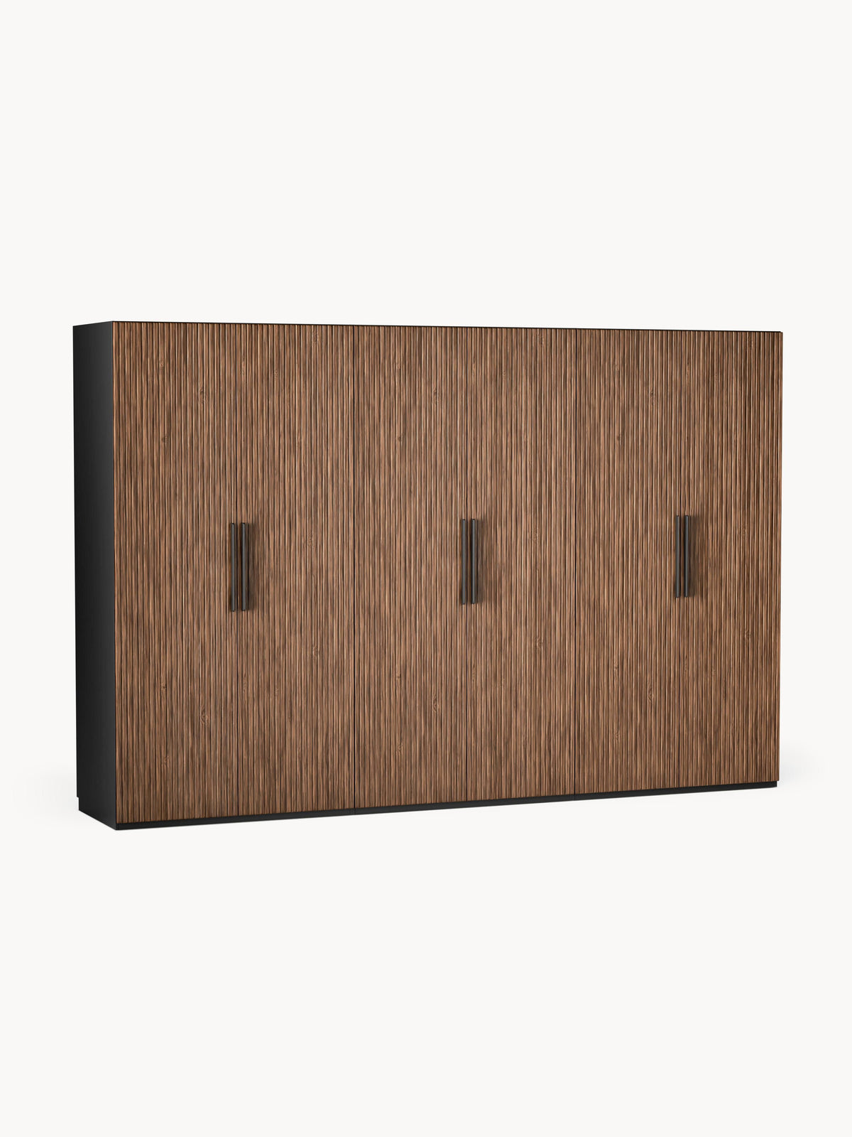 Simone Modular Hinged-Door Wardrobe in Various Sizes, 300 cm Wide