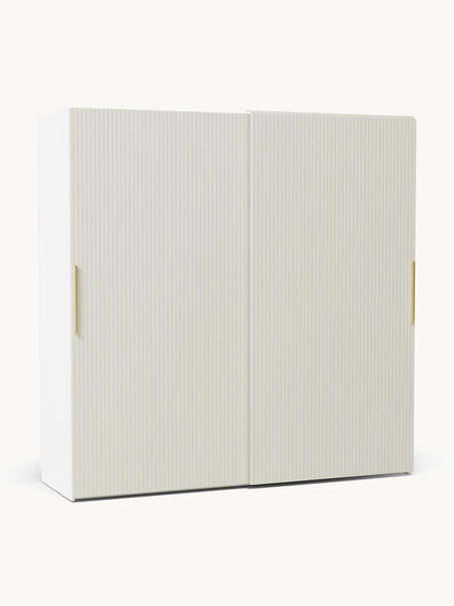 Simone Modular Sliding-Door Wardrobe in Various Sizes, 200 cm Wide