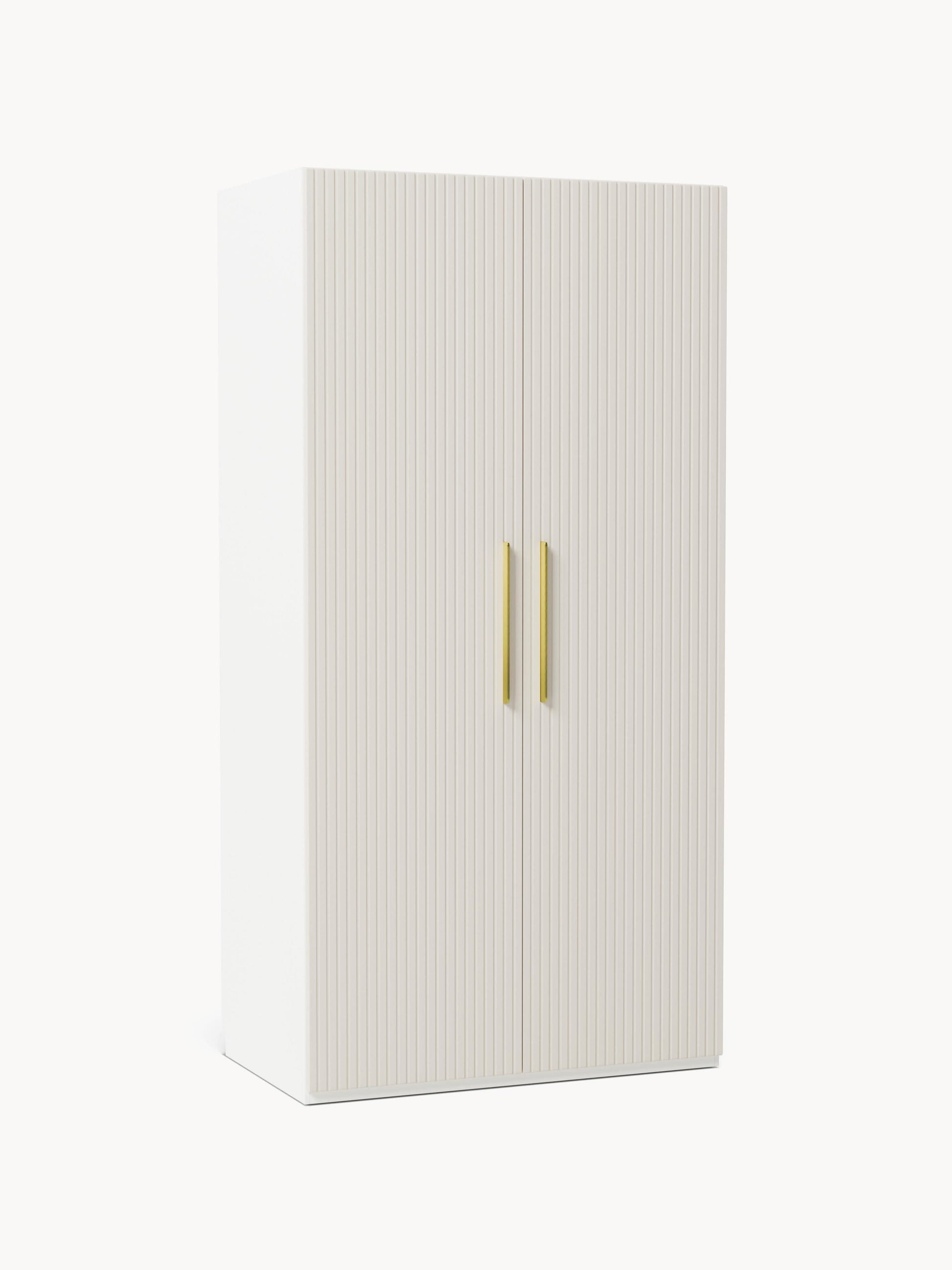 Simone Modular Wardrobe with Hinged Doors, in Various Sizes, 100 cm Wide