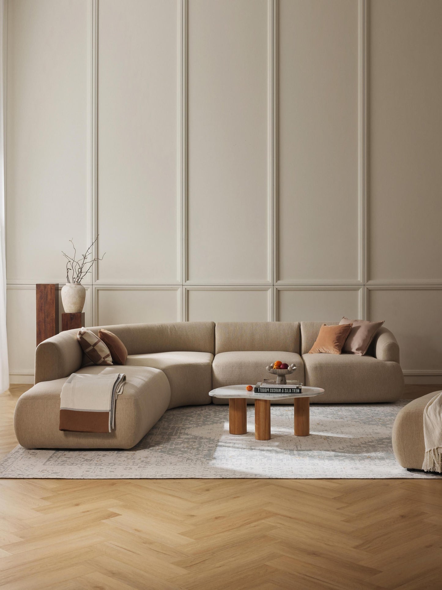 Sofia 4-Seater Modular Corner Couch