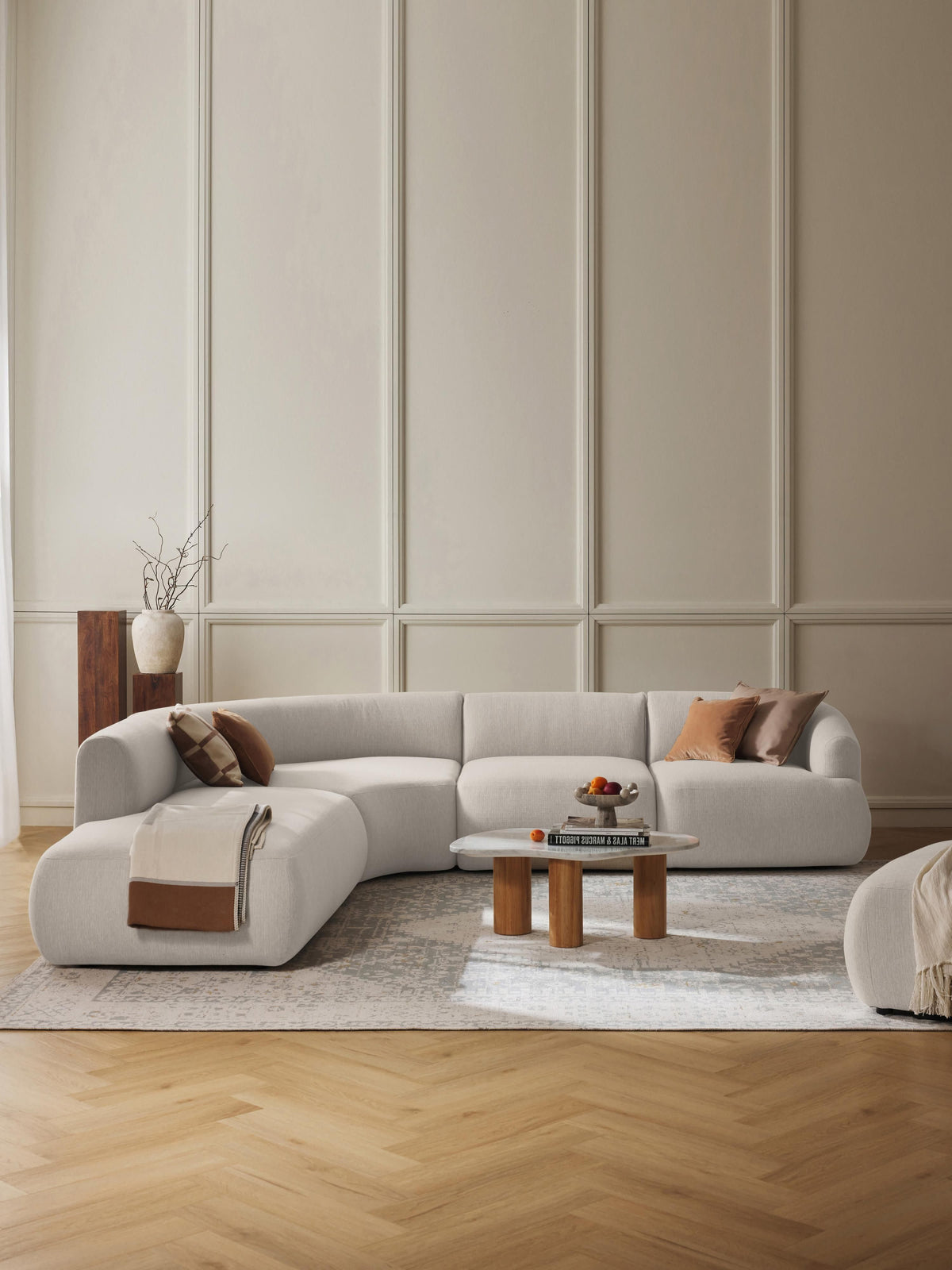 Sofia 4-Seater Modular Corner Couch