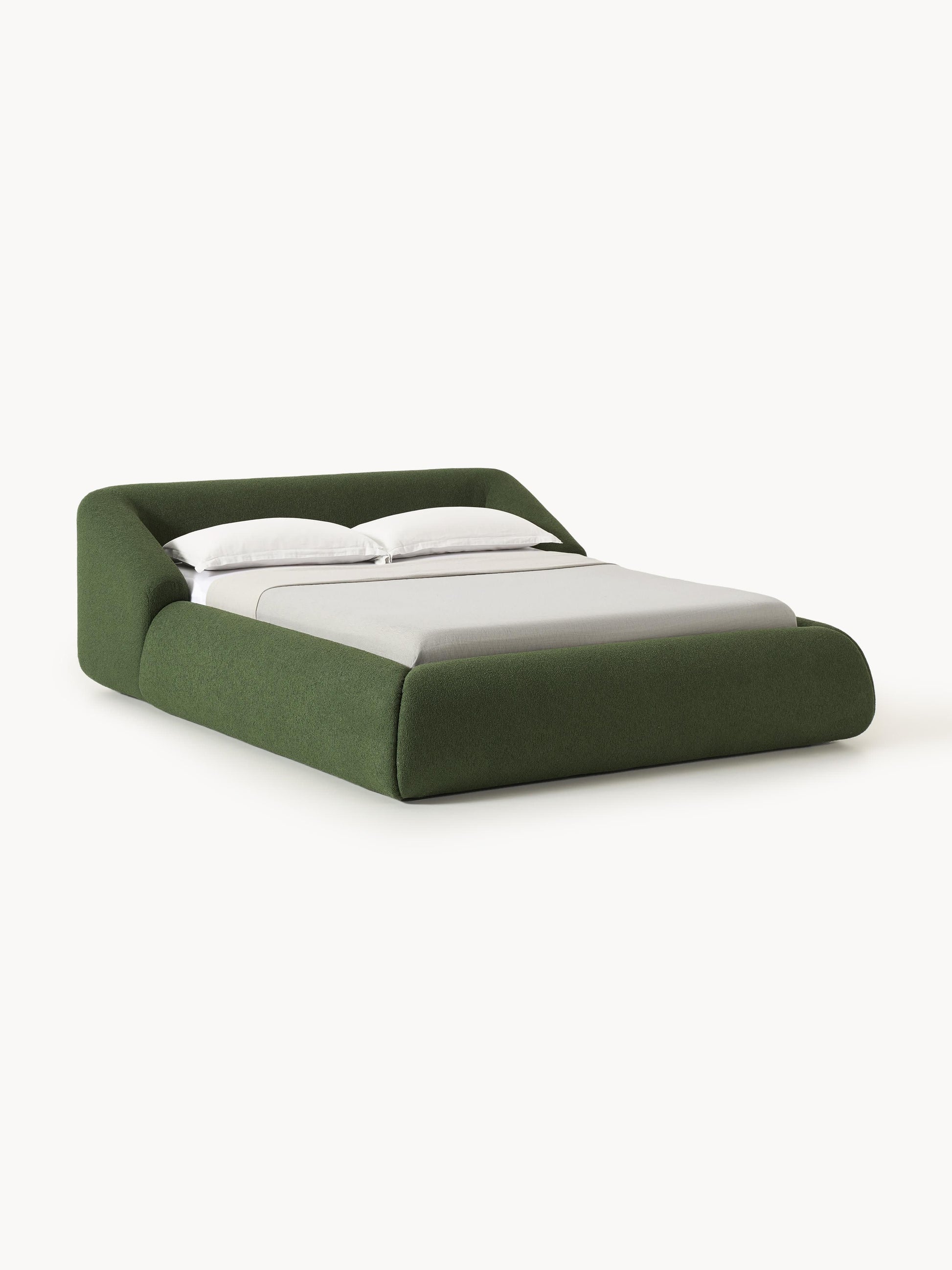 Sofia Bed in Bouclé, Upholstered