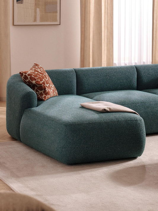 Sofia Bouclé Chaise Corner Piece