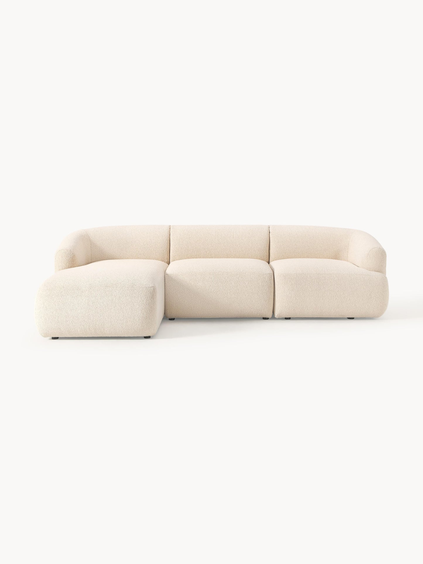 Sofia Bouclé Modular Corner Sofa (3-Seater)