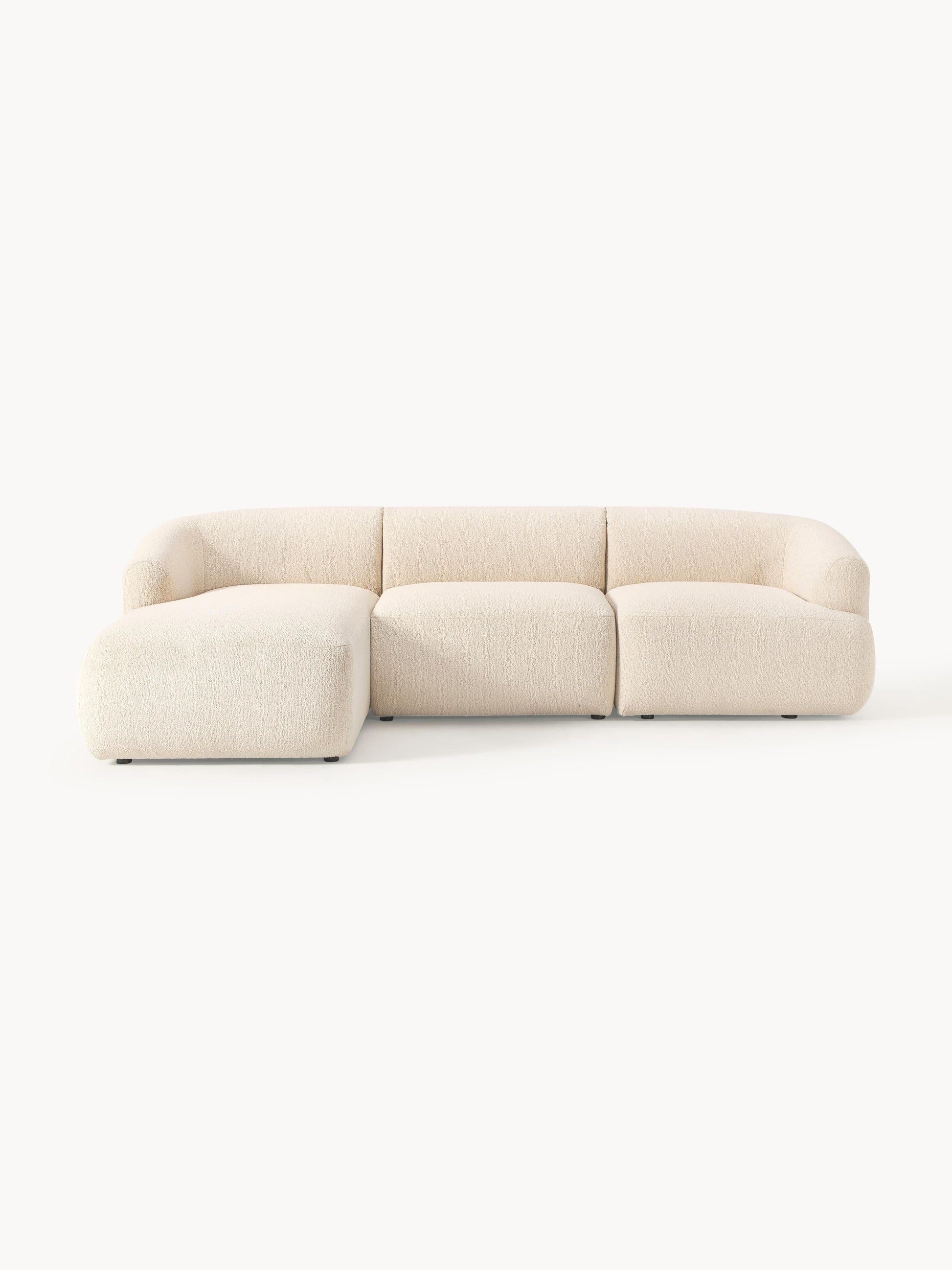 Sofia Bouclé Modular Corner Sofa (3-Seater)