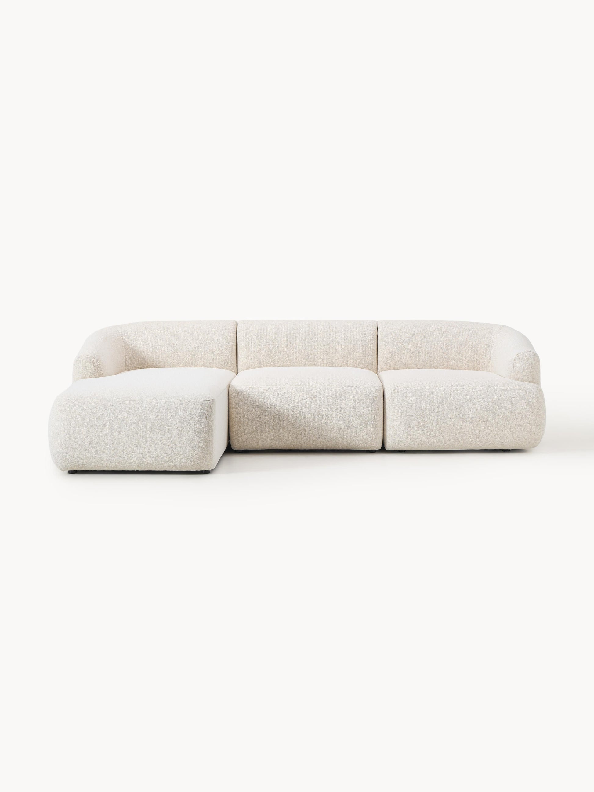 Sofia Bouclé Modular Corner Sofa (3-Seater)