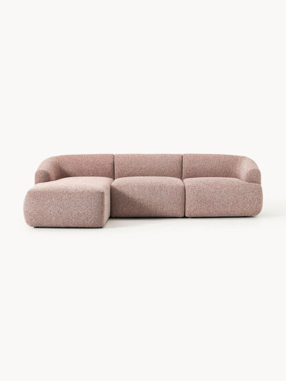 Sofia Bouclé Modular Corner Sofa (3-Seater)