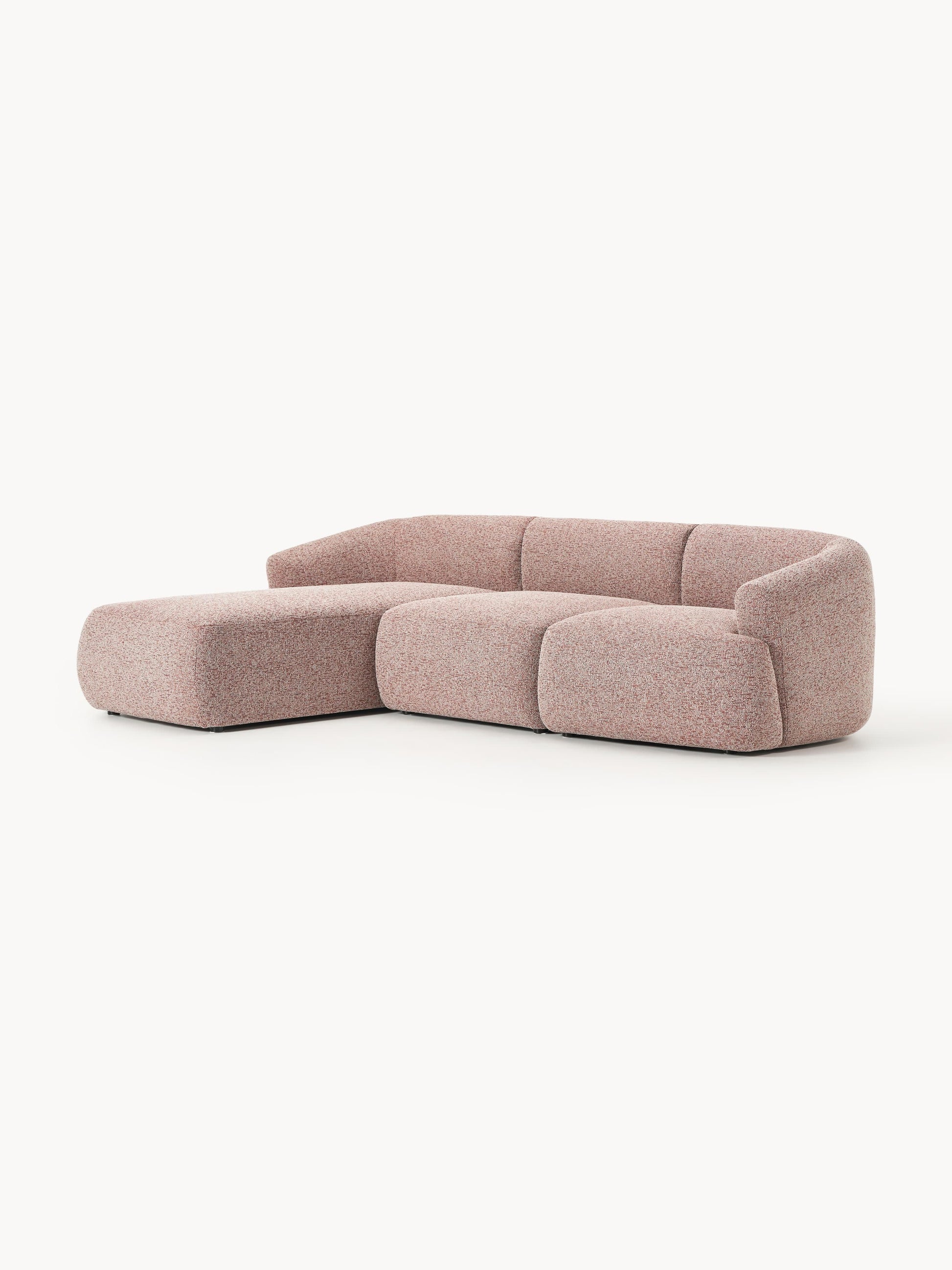 Sofia Bouclé Modular Corner Sofa (3-Seater)