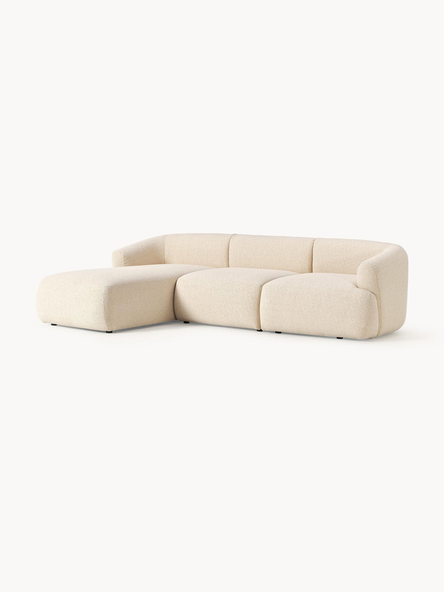 Sofia Bouclé Modular Corner Sofa (3-Seater)