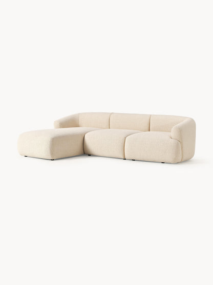 Sofia Bouclé Modular Corner Sofa (3-Seater)