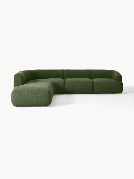 Sofia Bouclé Modular Corner Sofa (4-Seater)