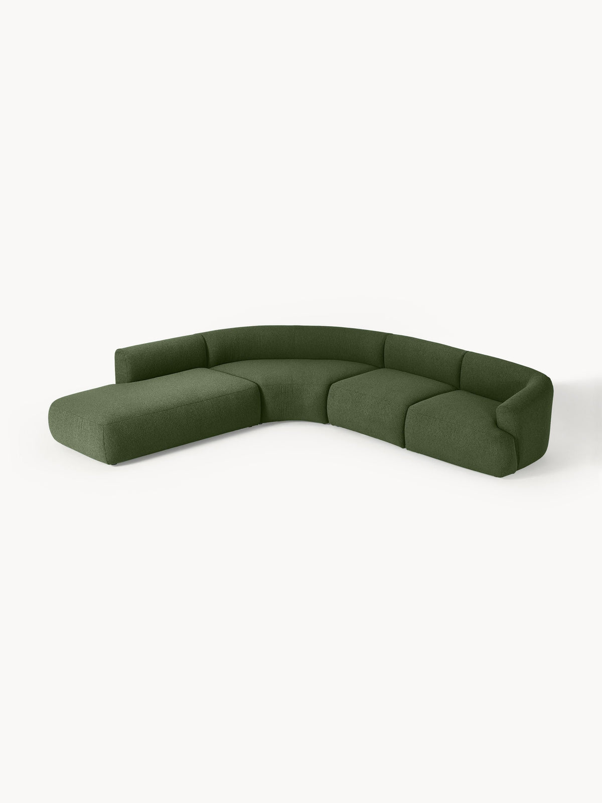 Sofia Bouclé Modular Corner Sofa (4-Seater)