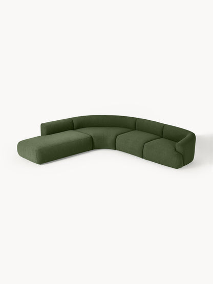 Sofia Bouclé Modular Corner Sofa (4-Seater)