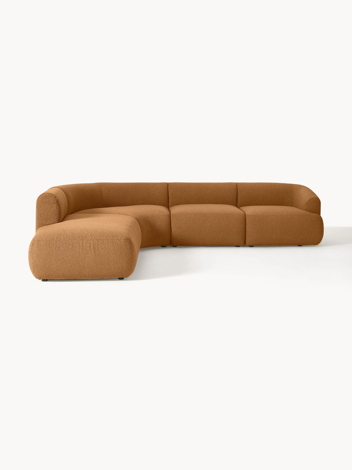Sofia Bouclé Modular Corner Sofa (4-Seater)