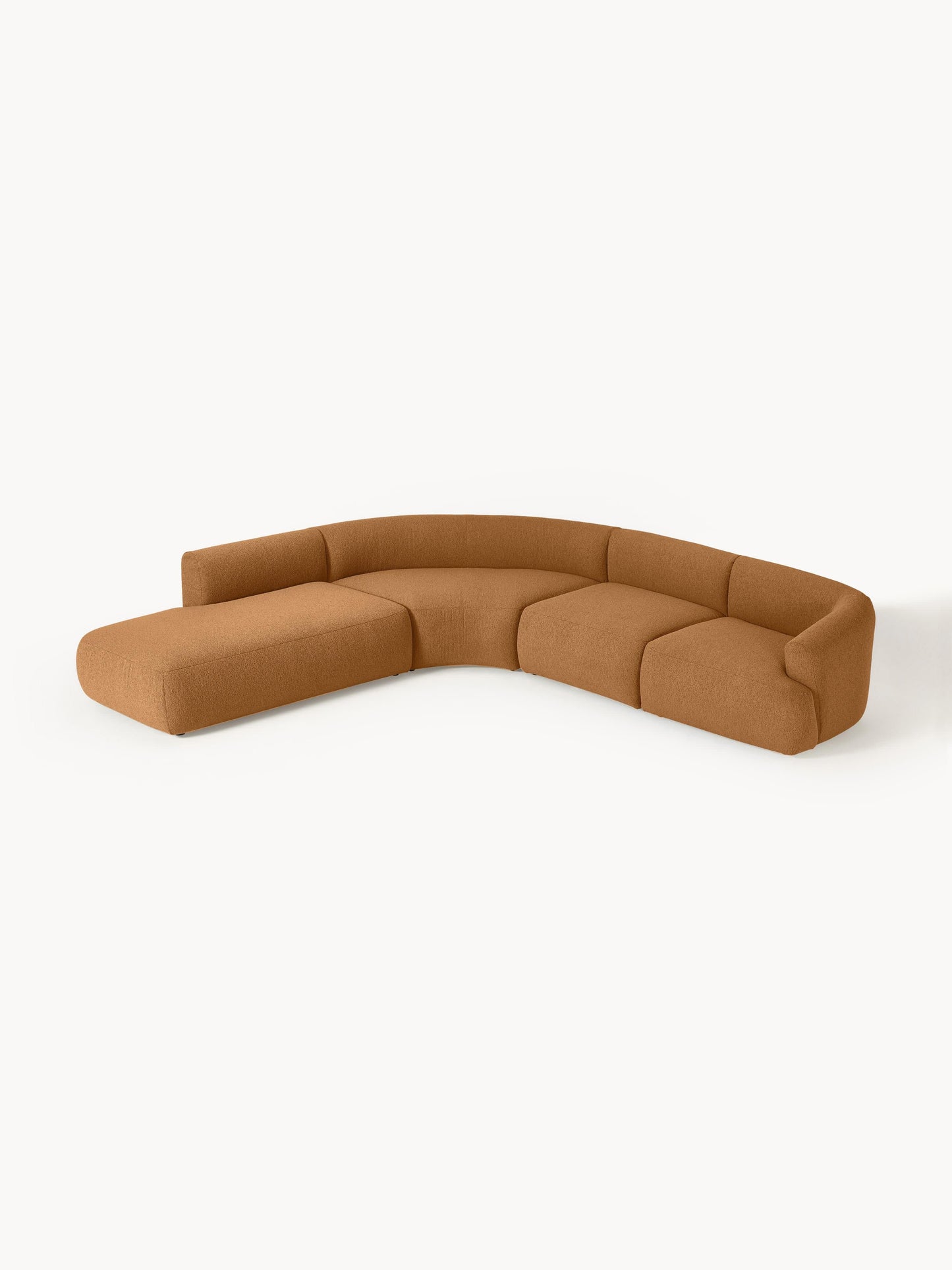 Sofia Bouclé Modular Corner Sofa (4-Seater)