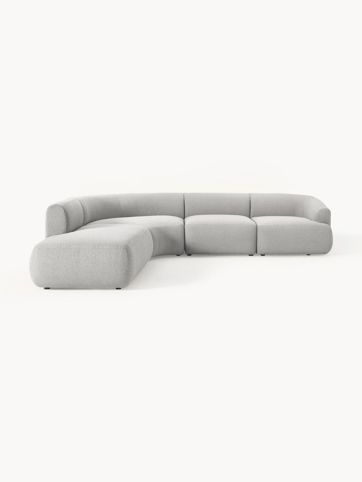 Sofia Bouclé Modular Corner Sofa (4-Seater)