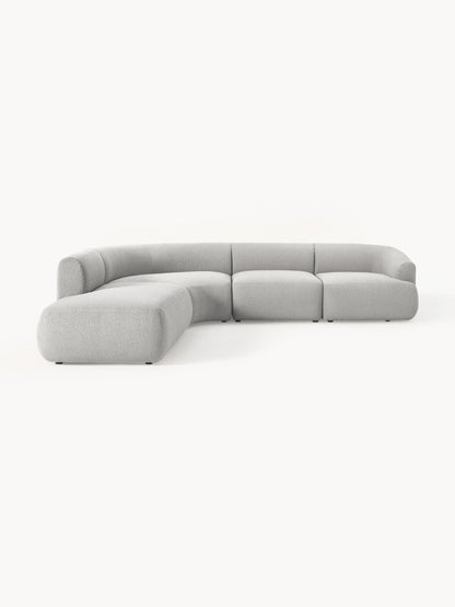 Sofia Bouclé Modular Corner Sofa (4-Seater)