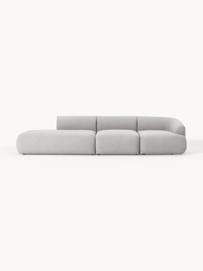Sofia Modular Chaise Longue with Bouclé Cover (2-Seater)