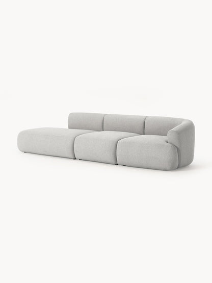 Sofia Modular Chaise Longue with Bouclé Cover (2-Seater)