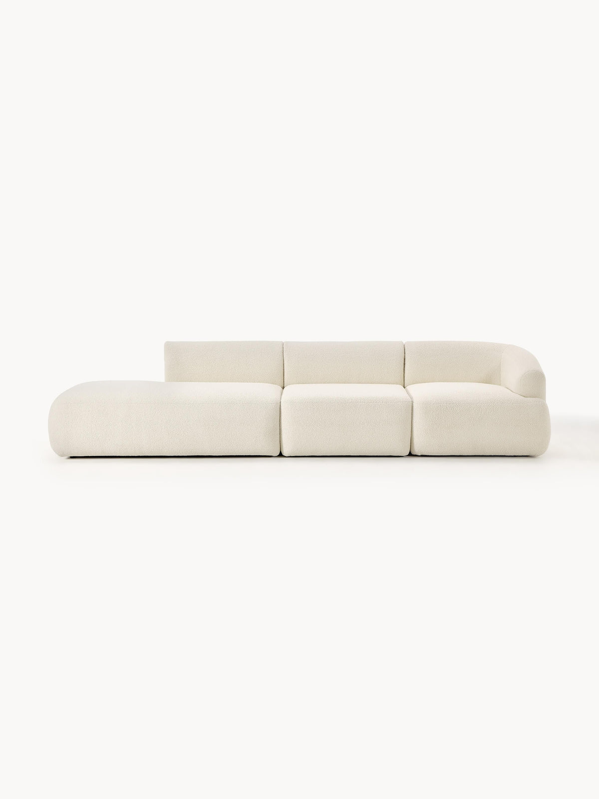 Sofia Modular Teddy Pouffe (3-Seater)