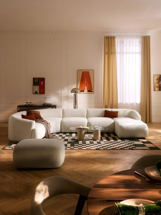 Sofia Modular XL Sofa in Bouclé
