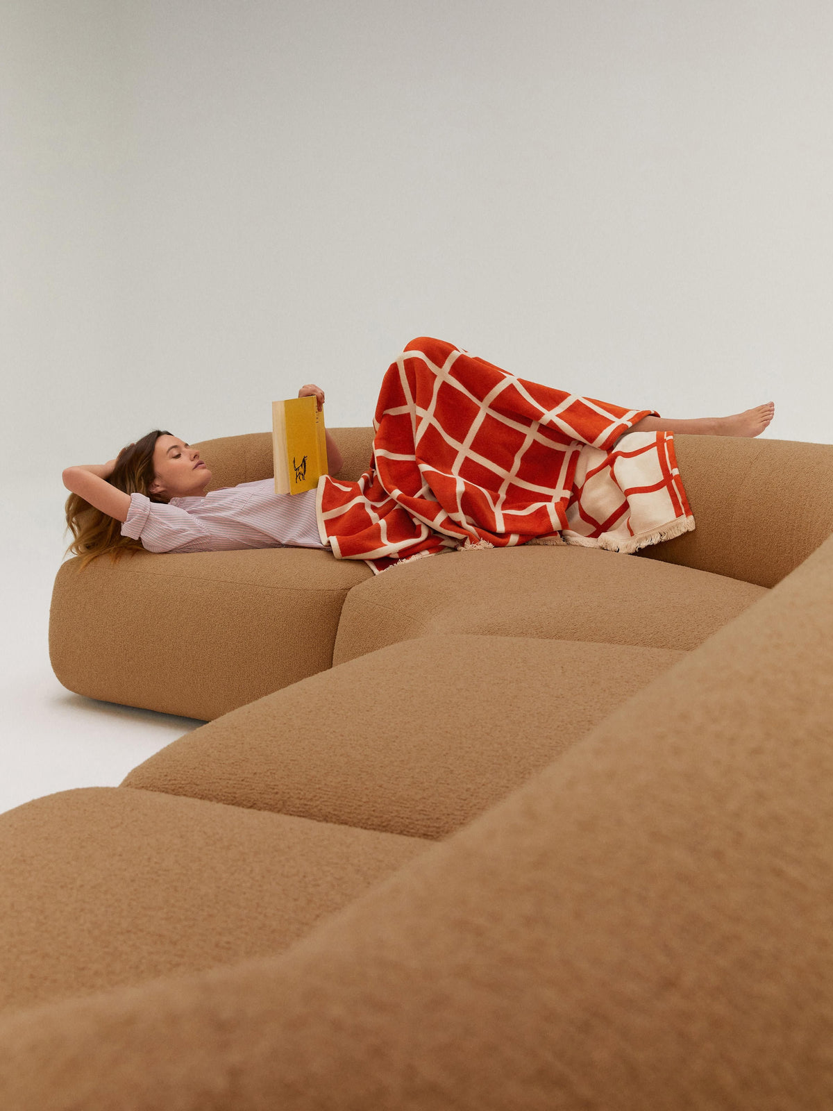 Sofia Modular XL Sofa in Bouclé