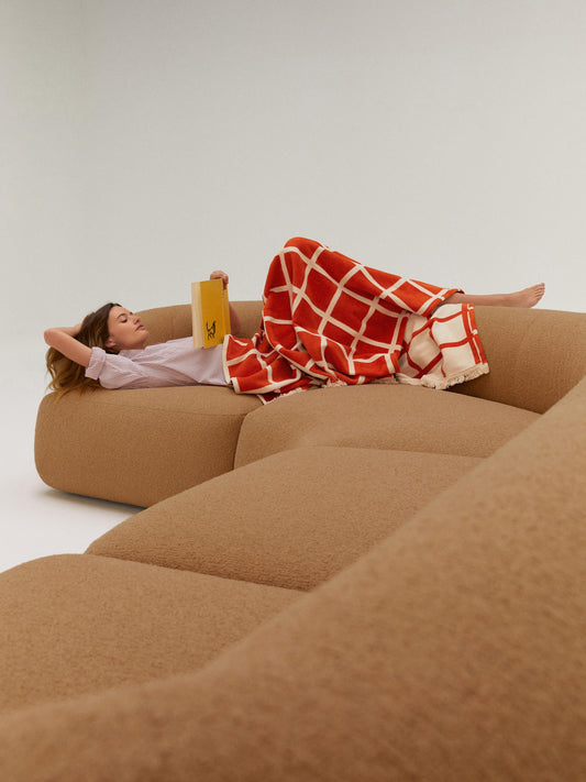 Sofia Modular XL Sofa in Bouclé