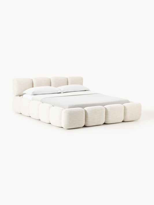 Tayla Bouclé Upholstered Storage Bed