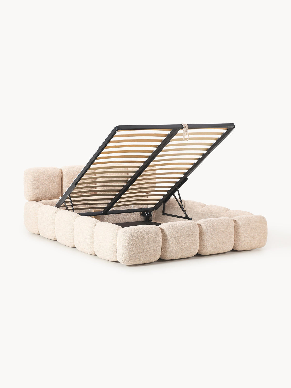 Tayla Bouclé Upholstered Storage Bed