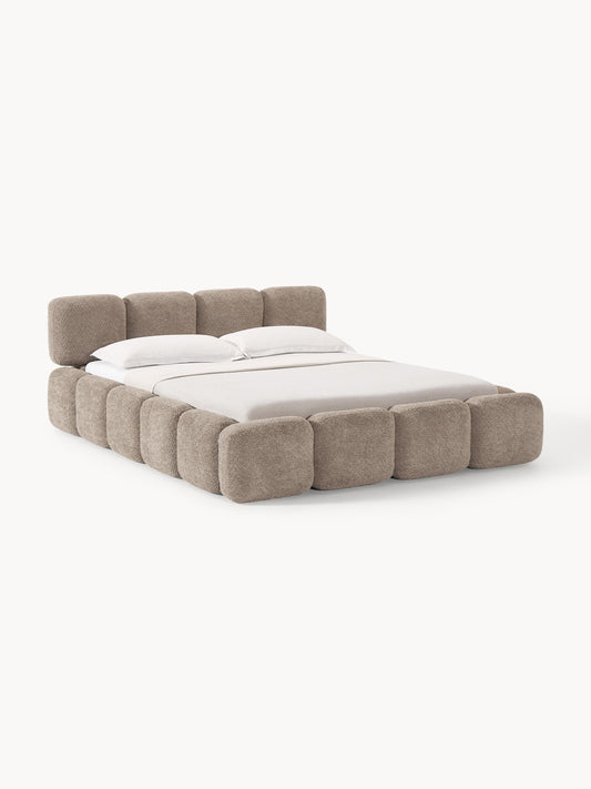Tayla Teddy Bouclé Upholstered Storage Bed
