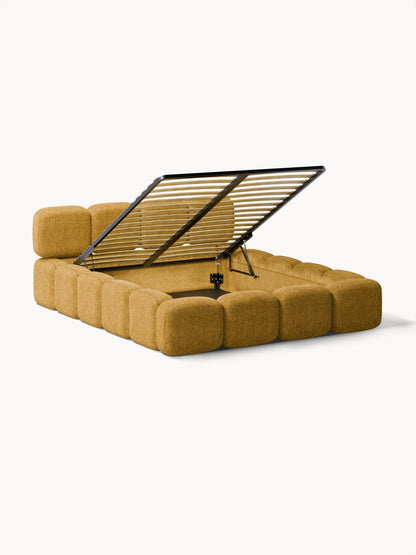 Tayla Teddy Bouclé Upholstered Storage Bed