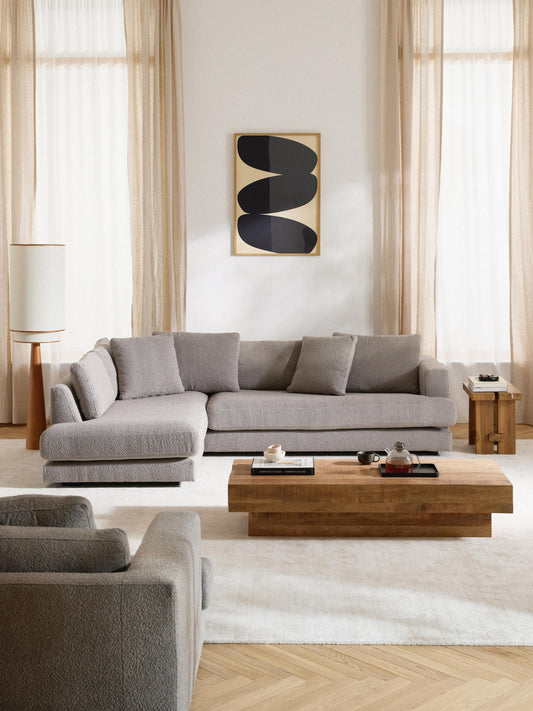 Tribeca Bouclé Corner Settee