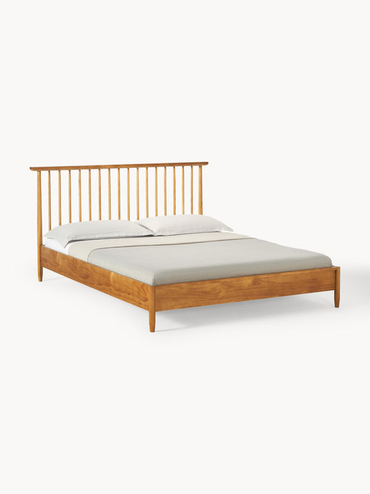 Windsor Wooden Bedstead with Pine Headboard