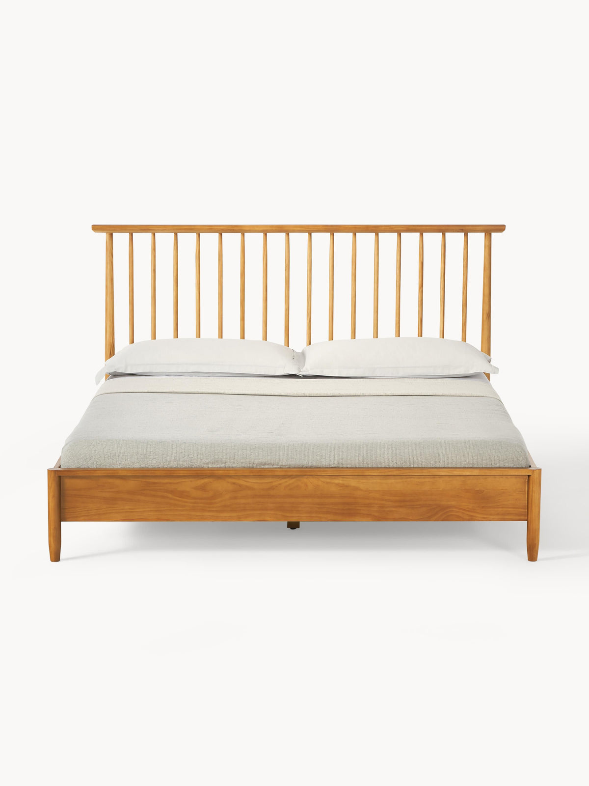 Windsor Wooden Bedstead with Pine Headboard