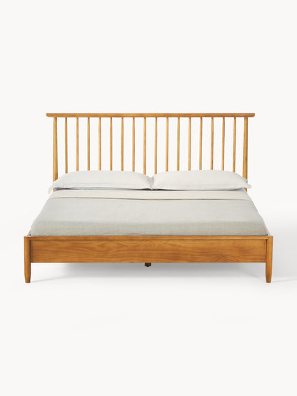 Windsor Wooden Bedstead with Pine Headboard